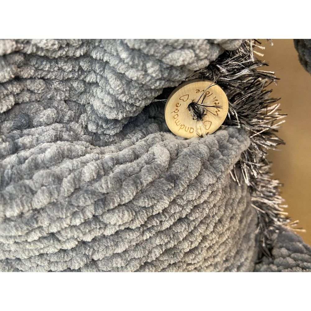 Подушка іграшка плюшева Баранчик Шон, колір сірий, розмір 40*75 см 11241-toypab фото