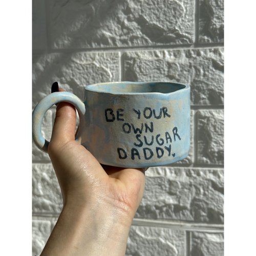 Чашка Sugar Daddy KAPSI керамічна, ручна робота 13229-kapsi фото