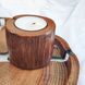 Round candlestick, cut, natural wood, handmade, NATURAL series, DEEPWOOD, 6 cm 12885-6-deepwood photo 5