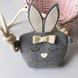 Children's handbag "Bunny", color Gray melange 11355-gray-mimiami photo 2