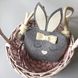 Children's handbag "Bunny", color Gray melange 11355-gray-mimiami photo 3