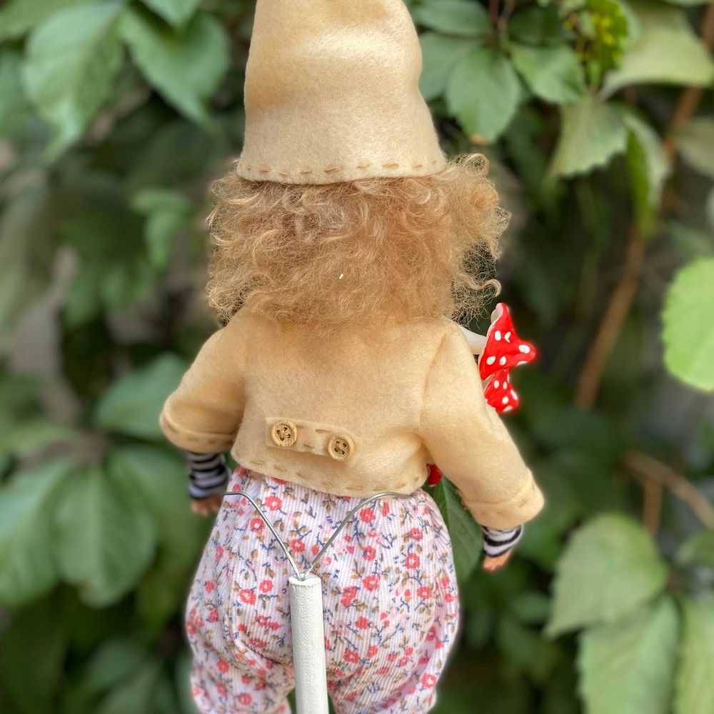 Handmade doll "Forest with mushroom leg" 20326-bila-raisa photo