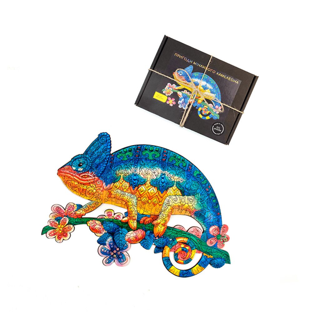 Puzzle The Adventures of the Changing Chameleon Go Puzzle, craft box 11222-craft-noborder-gopuzzle photo