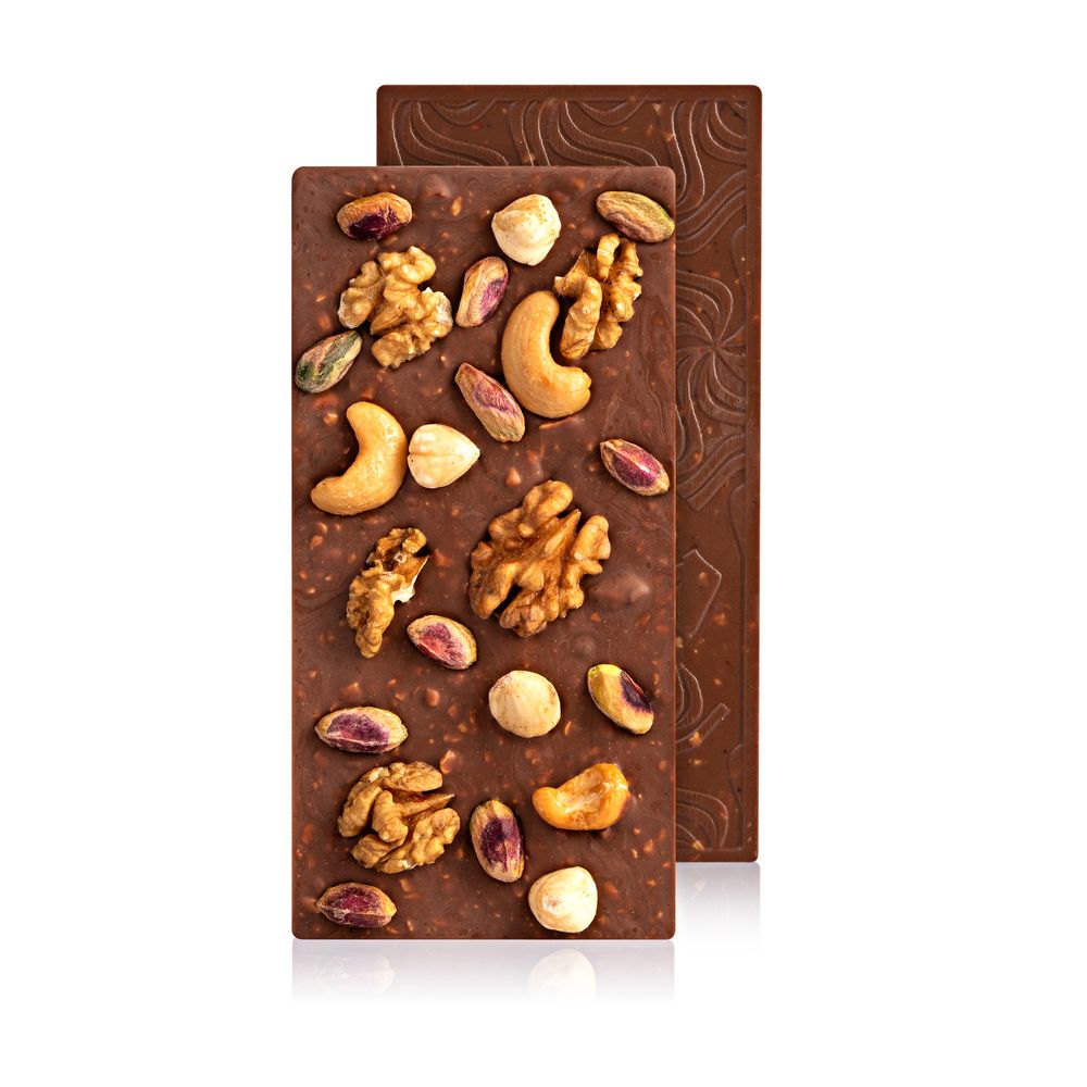 Milk chocolate "Nuts" 56% LAVIVA 14630-laviva photo