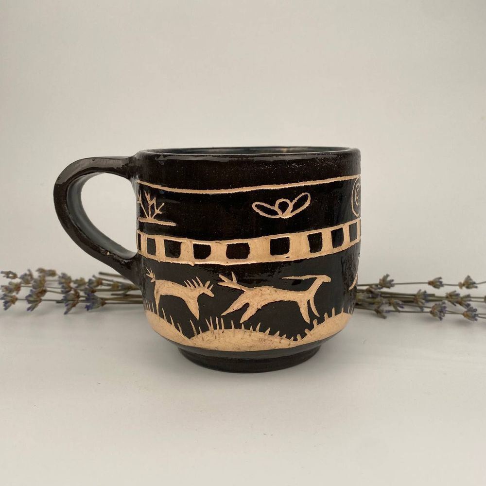 Trypillya bowl with animals 16094-tviykraft photo Trypillya bowl with animals 16094-tviykraft photo