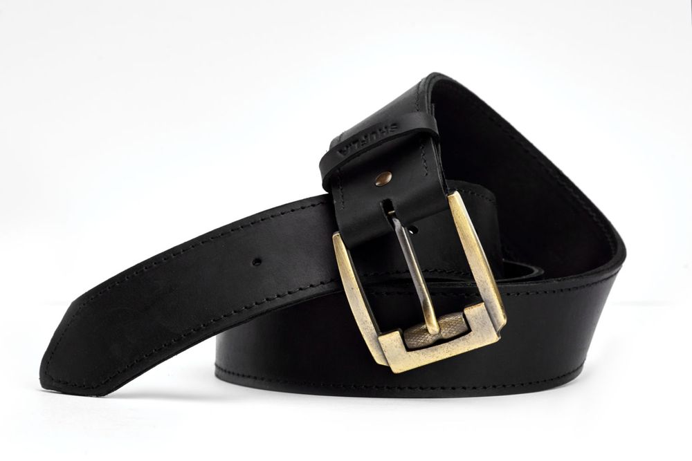 Leather belt MASSIVE Shuflia 7856 photo