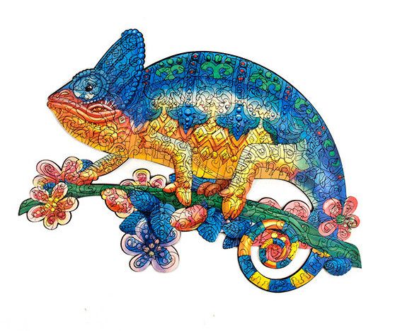 Puzzle The Adventures of the Changing Chameleon Go Puzzle, craft box 11222-craft-noborder-gopuzzle photo
