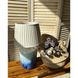 Ceramic table lamp on a white-blue gradient base 11369-yekeramika photo 3