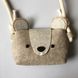 Children's handbag "Bear", color Cappuccino melange 11356-cappuccino-mimiami photo 1