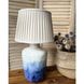 Лампа настільна керамічна на біло-блактиній градієнтній основі 11369-yekeramika фото 1