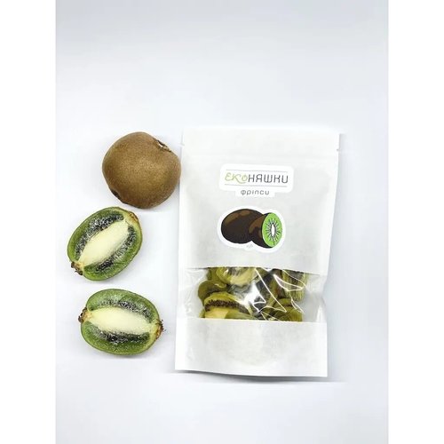 Organic Kiwi Chips «Eco Nicy» - 50 grams, Without Sugar 13674-ekoniashky photo