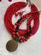 Necklace Flower of the Family with earrings 12699-korali photo 5