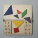 Tangram puzzle, natural wood color and multicolored 17200-mimiami photo 1