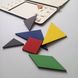 Tangram puzzle, natural wood color and multicolored 17200-mimiami photo 8