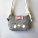 Children's handbag "Cat", color Gray melange 11357-gray-mimiami photo 1