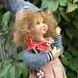 Handmade doll "Forest man with a pot of mushrooms" 20327-bila-raisa photo 5