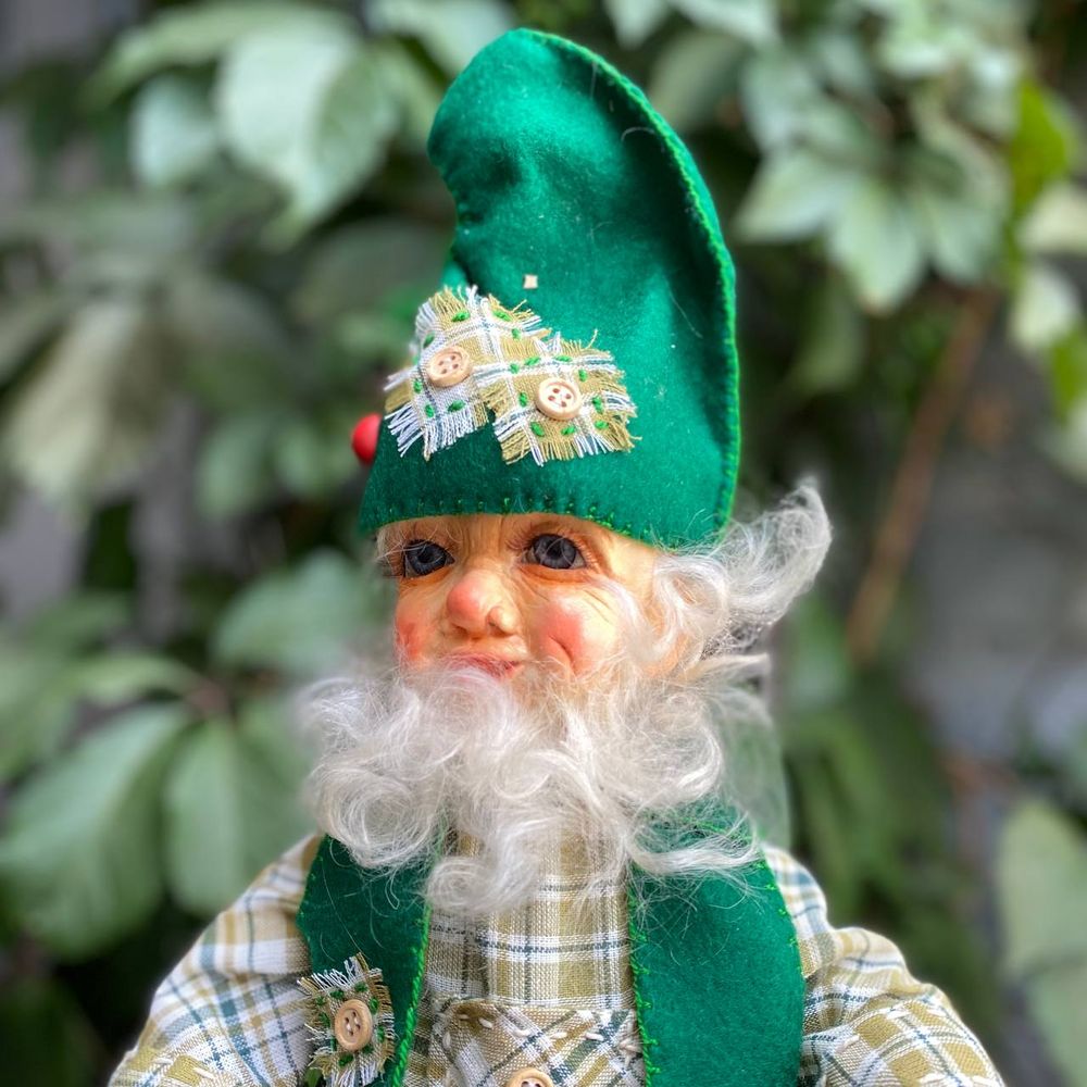 Handmade doll "Leprechaun Patrick with a chest and a lantern" 20328-bila-raisa photo