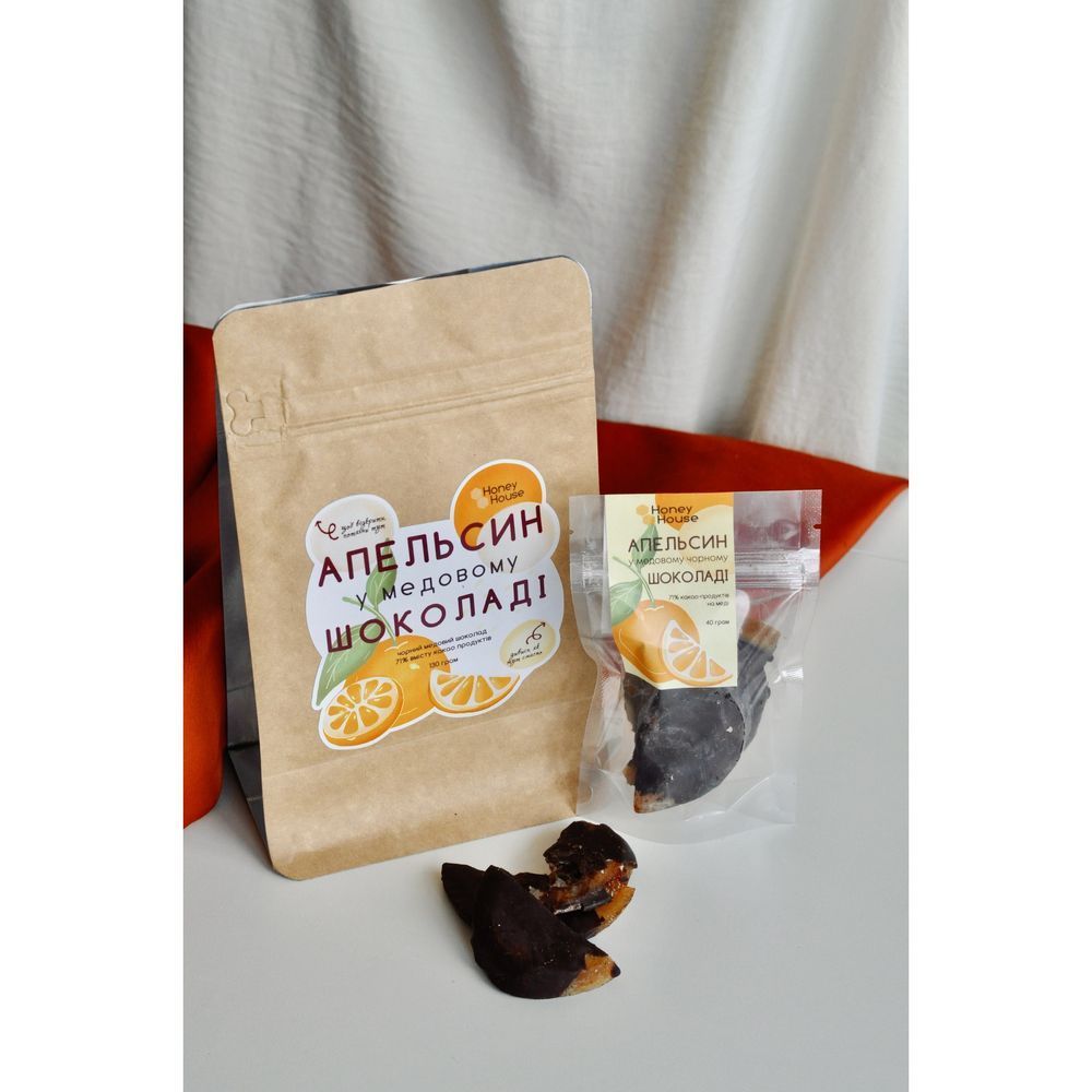 Апельсин у медовому шоколаді Honey House 130 г 22521-130g-honey-house фото