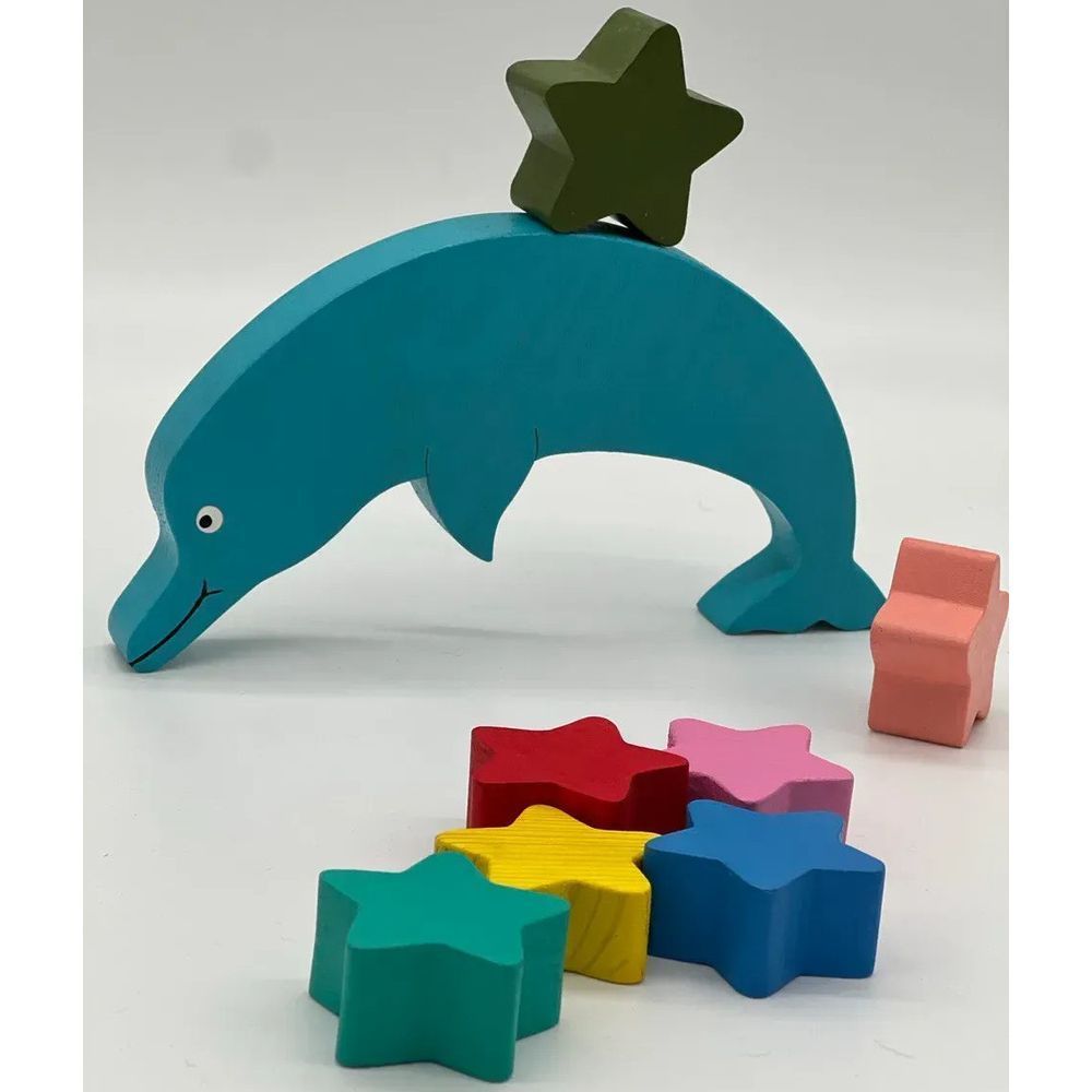 Wooden balance wheel for children Kit Mrojnik - educational toy with stars Pan Kokos 23173-pan-kokos photo