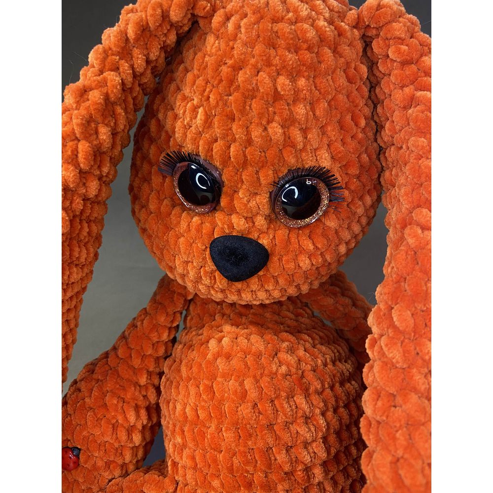Plush toy Bunny orange, color orange, size 34*22*22 cm 11264-toypab photo