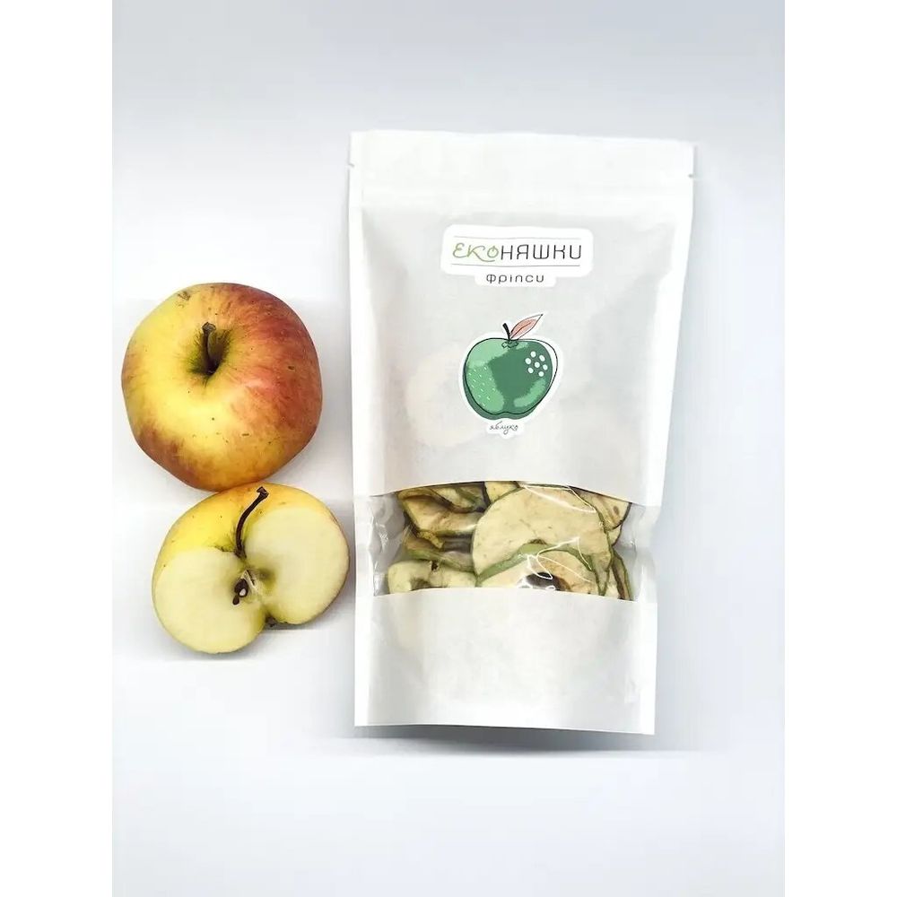 Organic Apple Chips «Eco Nicy» - 50 grams, Without Sugar 13676-ekoniashky photo