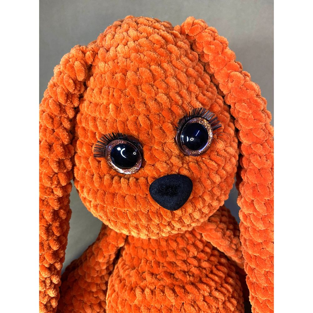 Іграшка плюшева Зайка помаранчевий, колір помаранчевий, розмір 34*22*22 см 11264-toypab фото