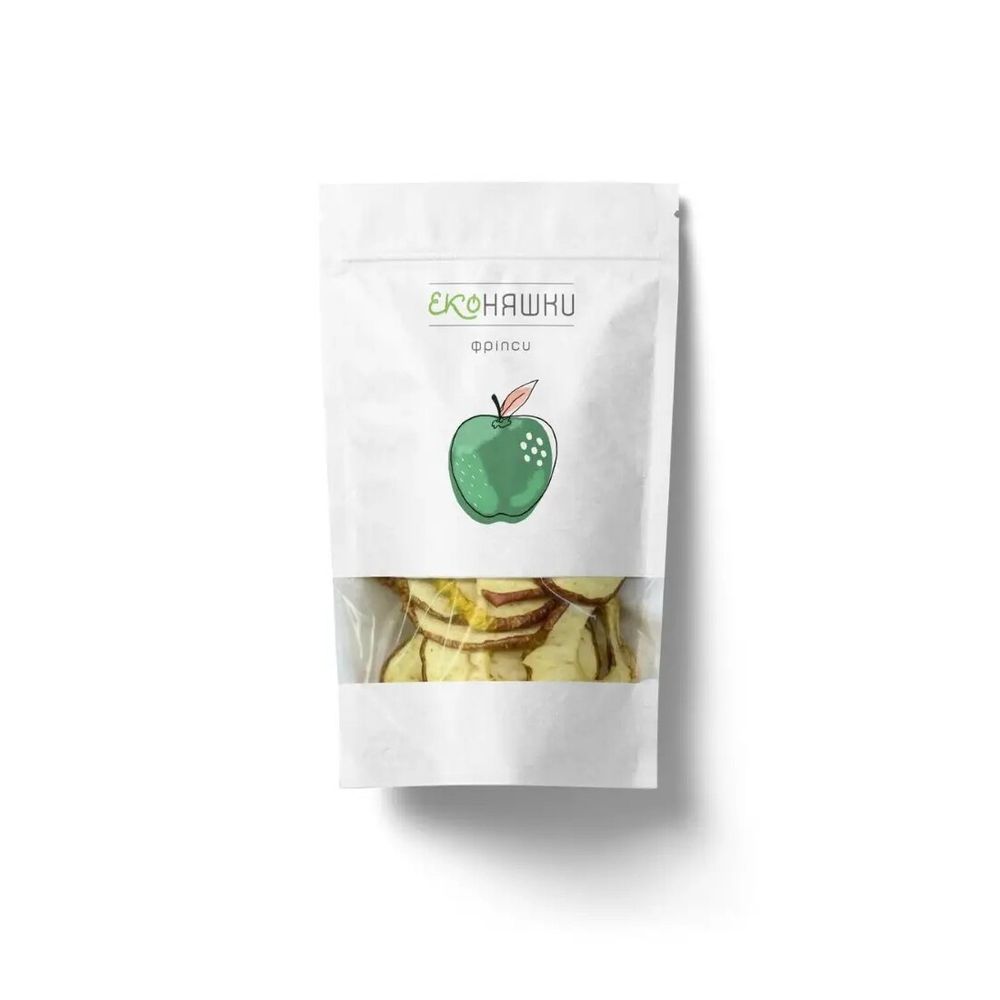 Organic Apple Chips «Eco Nicy» - 50 grams, Without Sugar 13676-ekoniashky photo