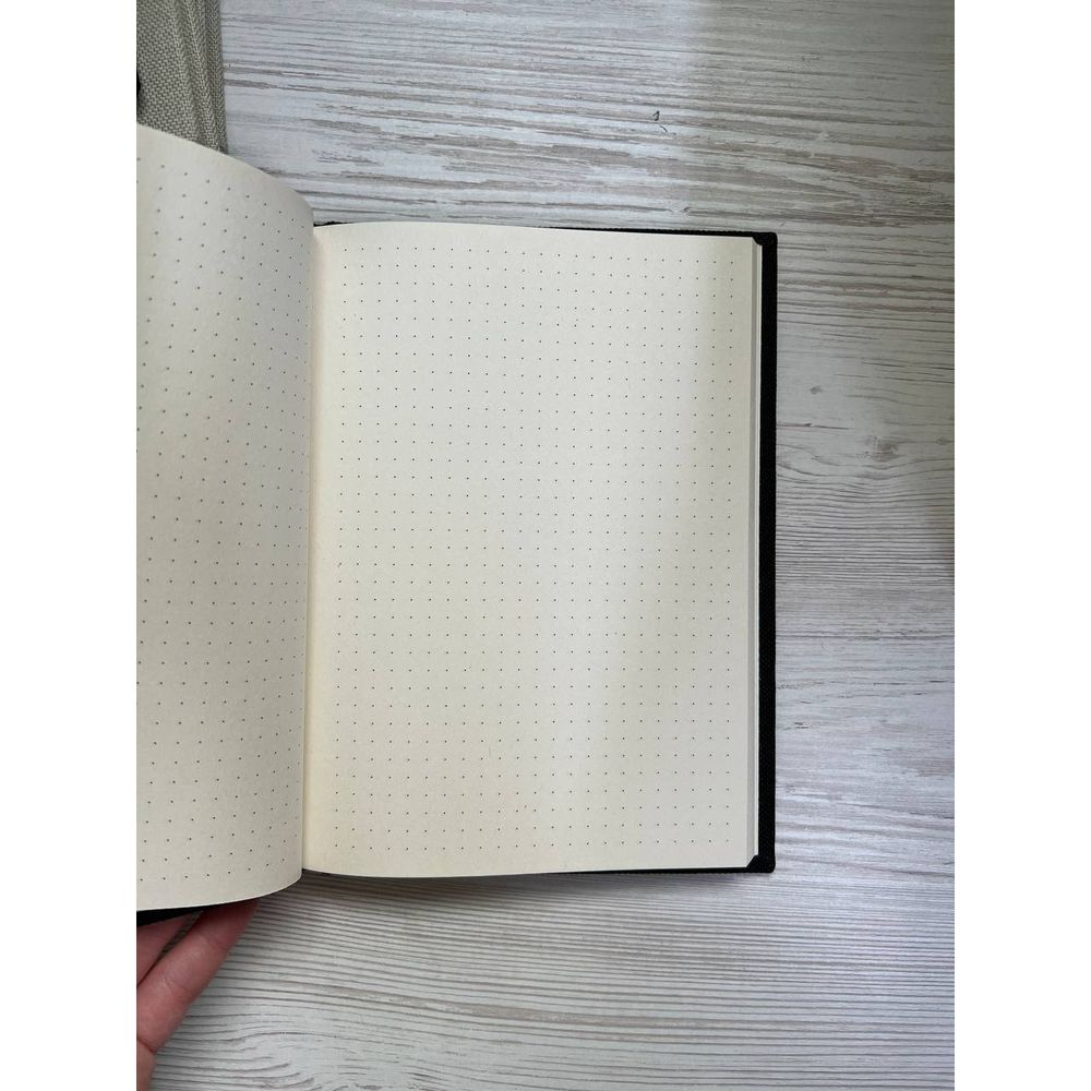Notebook with embroidery light "Rozmai", dots, format A5, 15x20.5 cm, 80 sheets 10149-yach photo