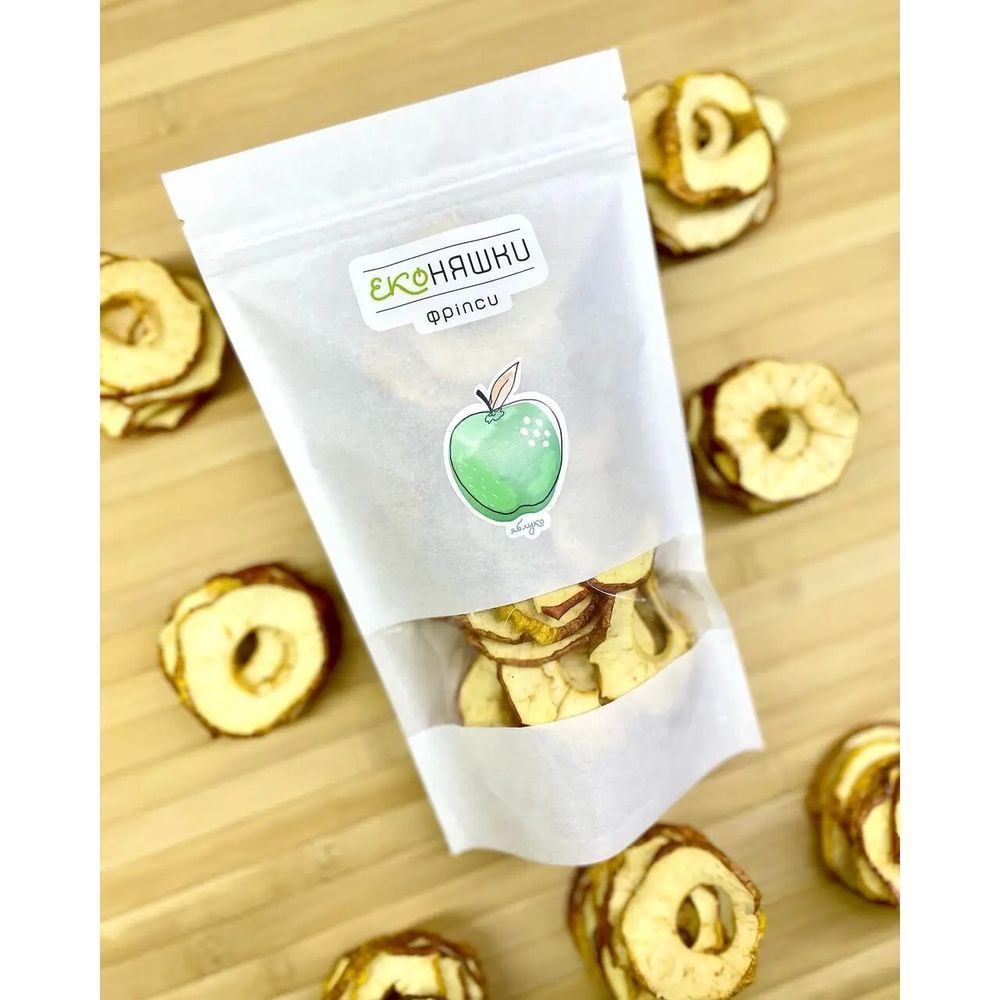 Organic Apple Chips Eco Nicy - 50 grams Without Sugar 13676-ekoniashky photo