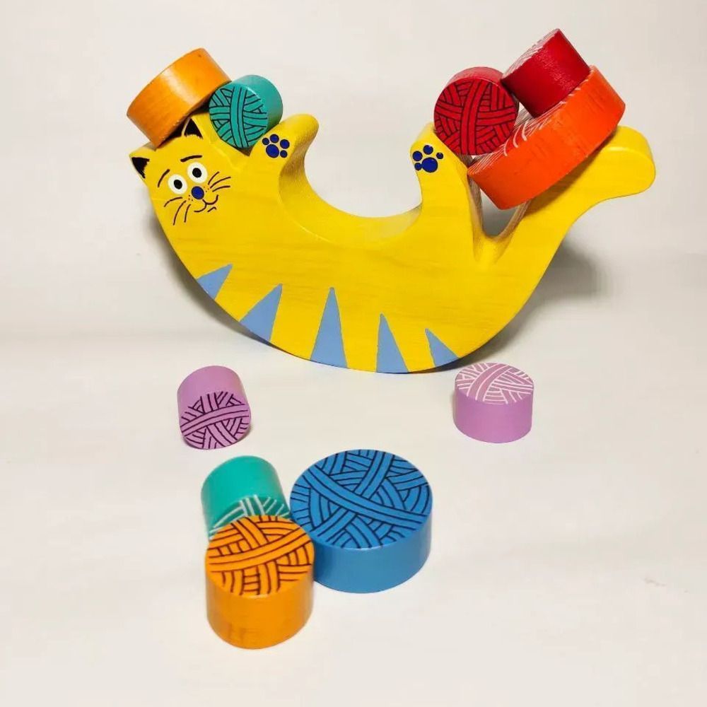 Wooden toy Balance wheel Beshketnik Murko 13 figures Pan Kokos 23174-pan-kokos photo