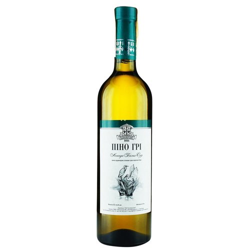Піно Грі біле сухе вино, Білозерське, 0,75 л 15700-bilozerske фото