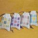Baby keepsake storage bag (embroidery of pink and purple gamut, ivory linen) 17703-kaita photo 3