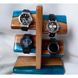 Stand for watches, for 4/6 watches, natural wood, handmade, NATURAL series, DEEPWOOD, 27x18x9 cm 12889-27x18x9-deepwood photo 1