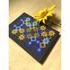 Notebook with embroidery black Blue-yellow roses ruler 17x24.5 cm 80 sheets Yaryna Chorna 10142-yach photo 2