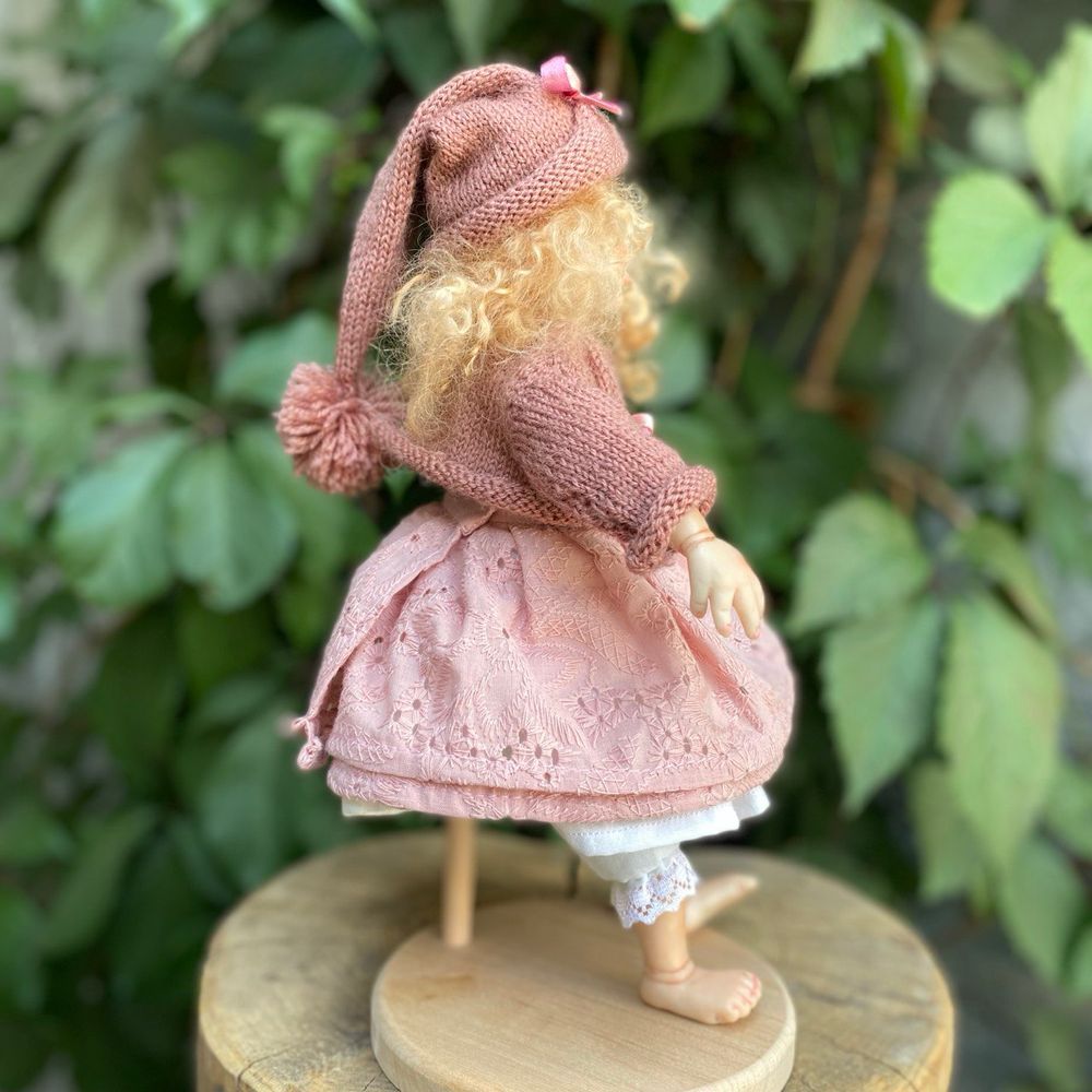 Handmade doll "Tosya in pink" 20330-bila-raisa photo