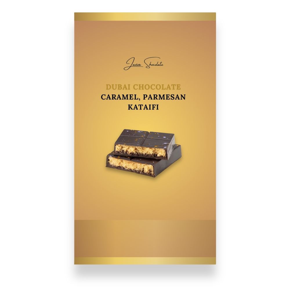 Dubai chocolate "Caramel and Kataifi" LAVIVA 14849-laviva photo