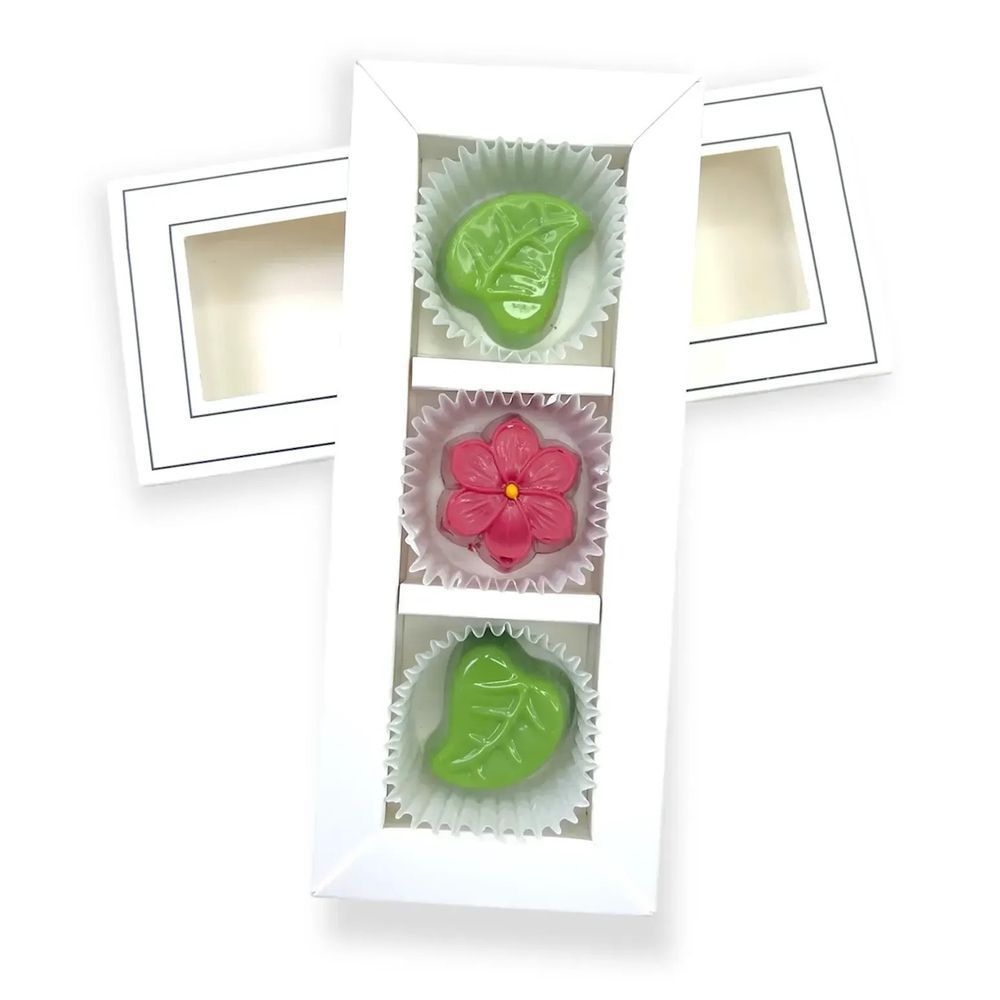 Box of 3 bonbons Spring Flowers LAVIVA 14879-3pcs-laviva photo