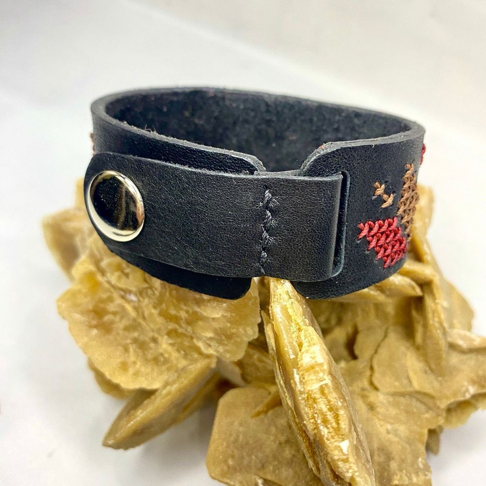 Men's leather bracelet Authentic SL leather 23971-sl-leather photo