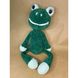 Іграшка плюшева Жабеня, колір зелений, розмір 52*22*15 см 11246-toypab фото 1