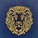 Notebook with embroidery black Lion in a checkered pattern 22x15 cm 80 sheets Yaryna Chorna 10143-yach-klitynka photo 2