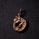 The pendant is silver in gilding "Ouroboros" TM Secret garden 18602-secr-garden photo 1