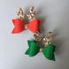Hairpin "Bow with horns", color green, red 17203-mimiami photo 2