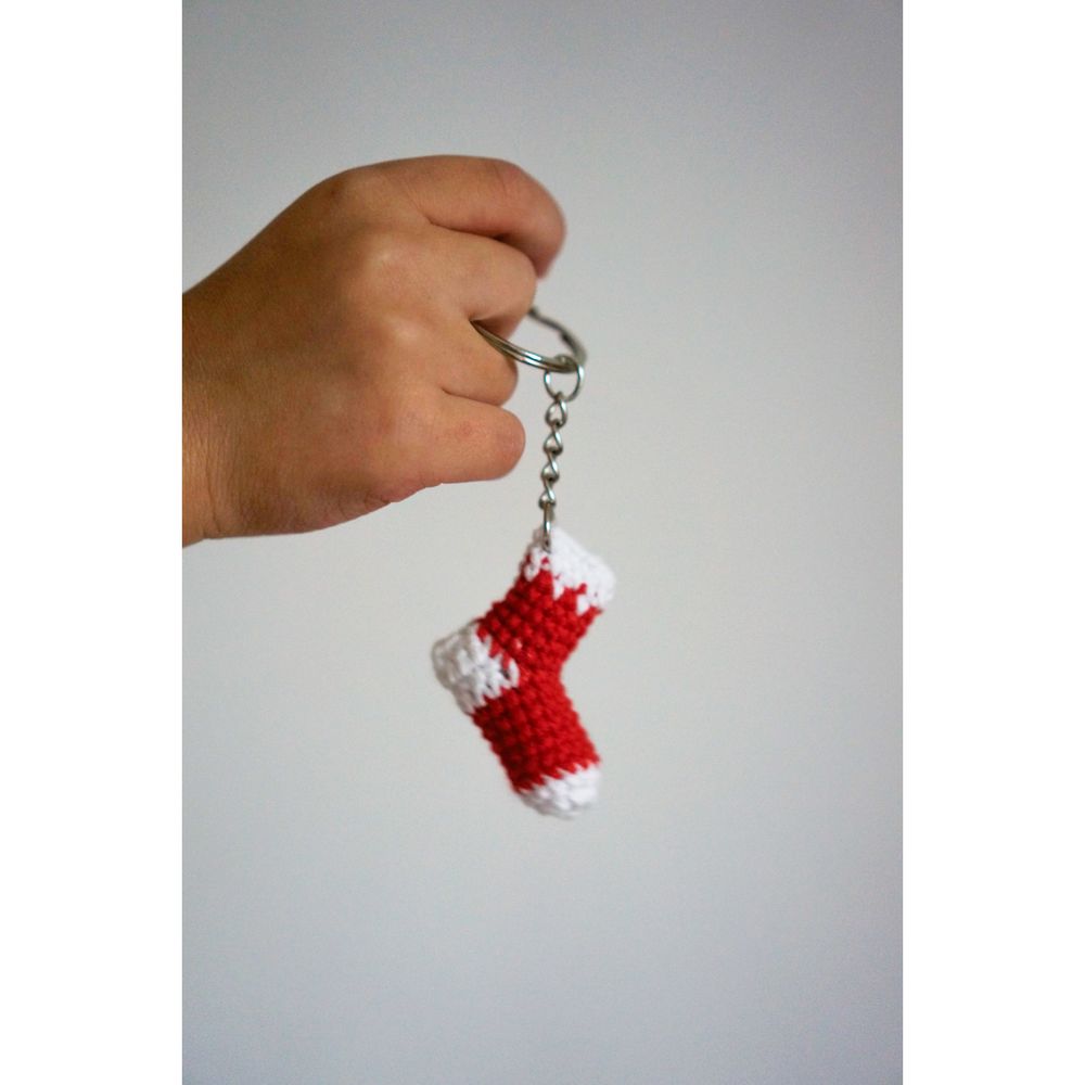 Keychain - Mini product "New Year's sock" Vilni Vilni 17547-vilni photo