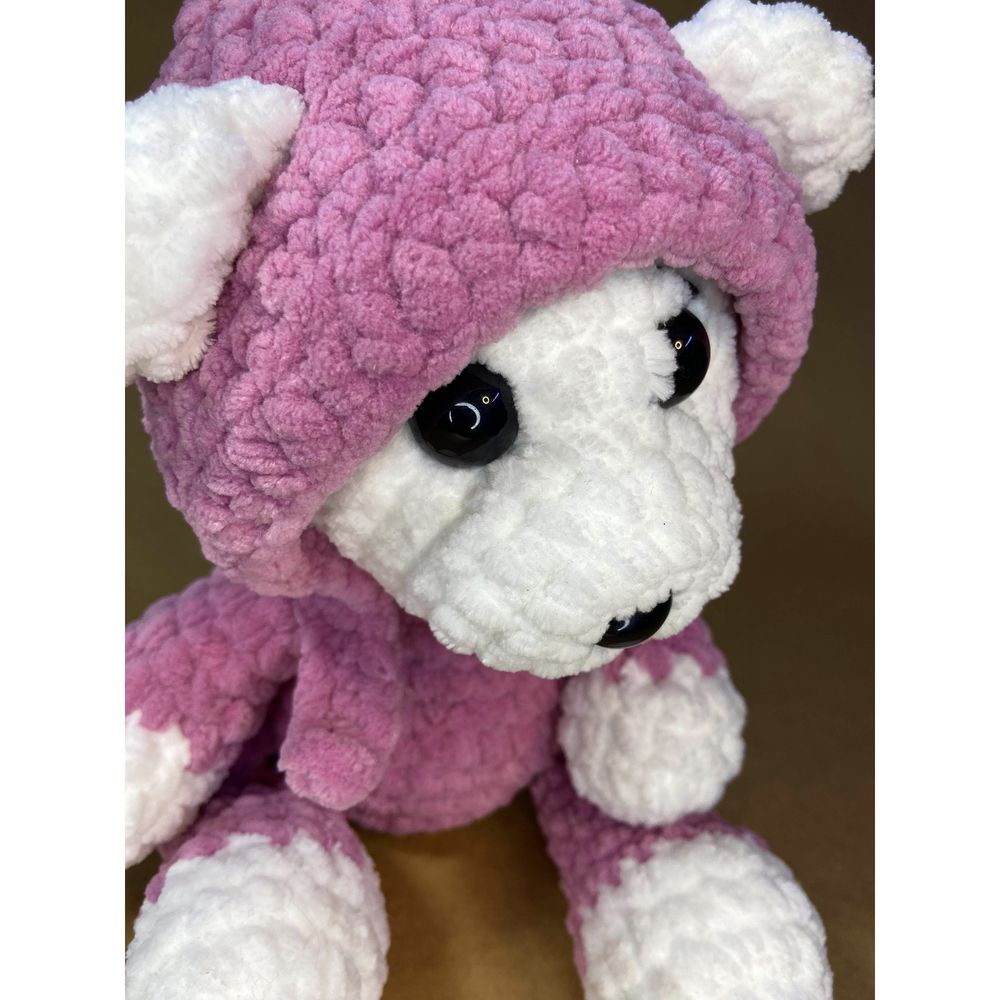 Plush toy Gummy bag in a hat, color pink, size 33*18*10 cm 11247-toypab photo