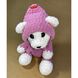 Іграшка плюшева Мішка Гаммі в шапці, колір рожевий, розмір 33*18*10 см 11247-toypab фото 1