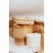 Подарунковий набір дерев'яна масажна щітка з натуральною щетиною + масажна антицелюлітна свічка в гіпсовому кашпо PRO.ECO 17462-proeco фото 4