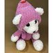 Іграшка плюшева Мішка Гаммі в шапці, колір рожевий, розмір 33*18*10 см 11247-toypab фото 4