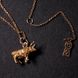 Silver gilded "Trypil bull" pendant of TM Secret garden 18603-secr-garden photo 1