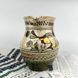 Medium handmade ceramic pitcher Bar style with rooster and flower motif Ceramics of Podillia 24159-keram-pod photo 5