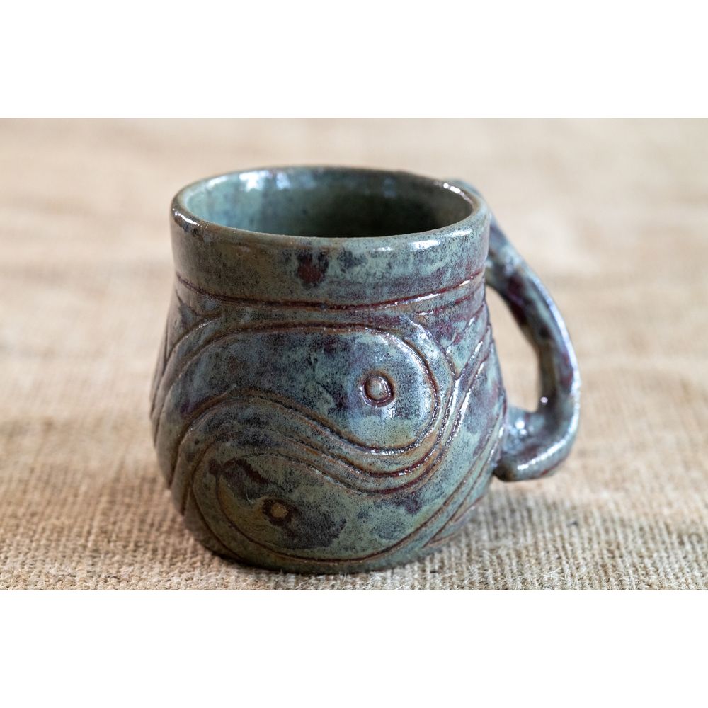 Чашка керамічна Трипільський меандр, 250 мл, Кентавріда + Keramira 13985-keramira фото